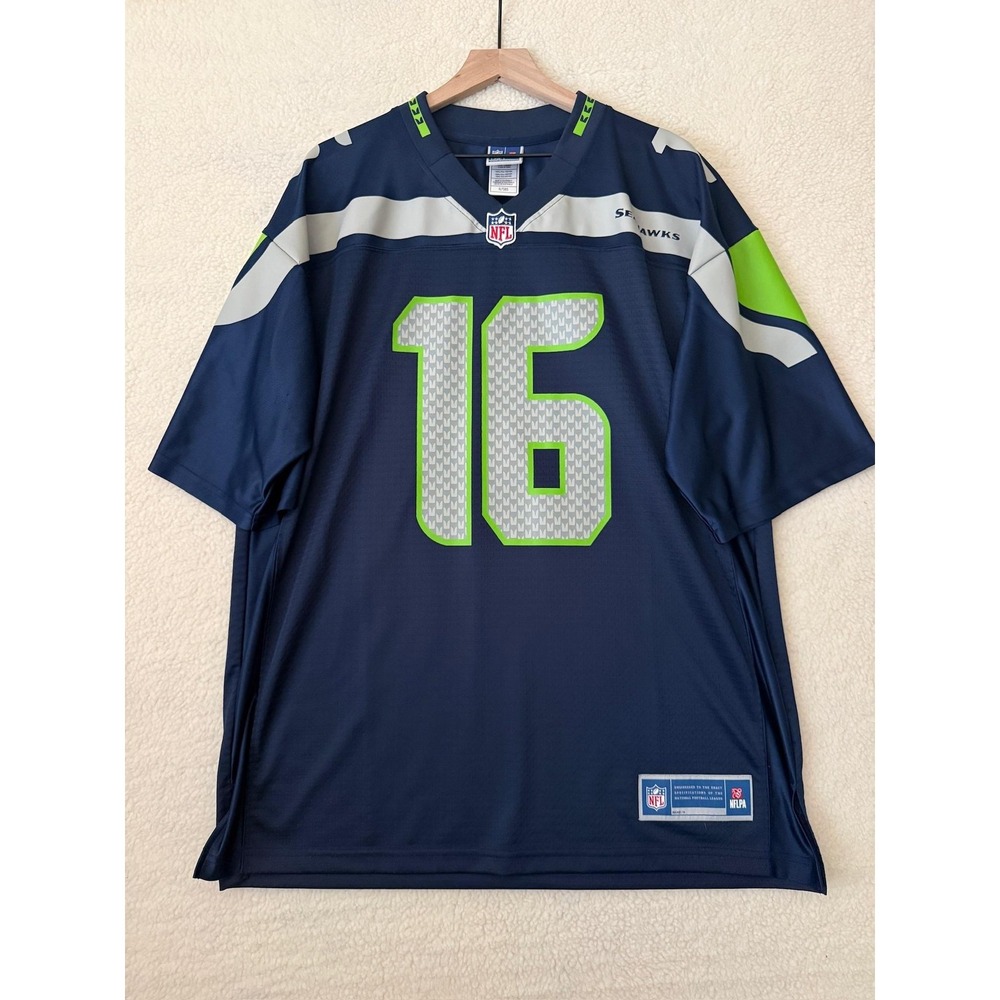 Seattle Seahawks Football Jersey Mens XL Blue NFL Pro Line Tyler Lockett 16